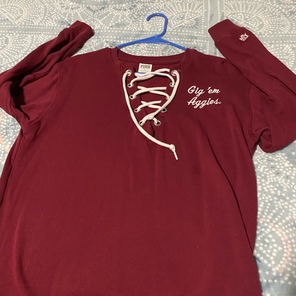 VS Pink A&M Aggies pullover